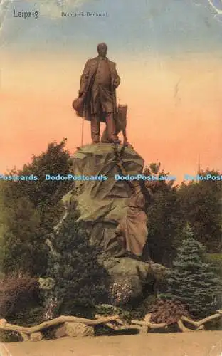 R590372 Leipzig Bismarck Denkmal G Friedrich Knackstedt und Nather