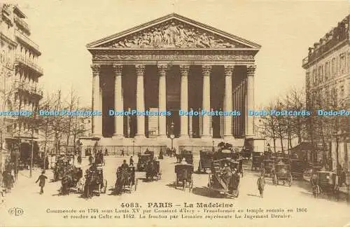 R588489 E L D 4083 Paris La Madeleine