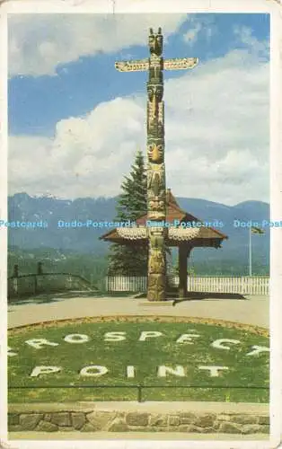 R590429 Stanley Park Prospect Point The Indian Totem Pole Taylorchrome British C
