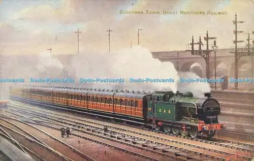 R588558 Suburban Train Great Northern Railway 1907