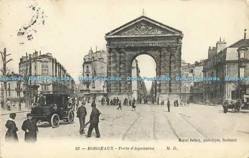 R588567 62 Bordeaux Porte dAquitaine M D Marcel Delboy 1912