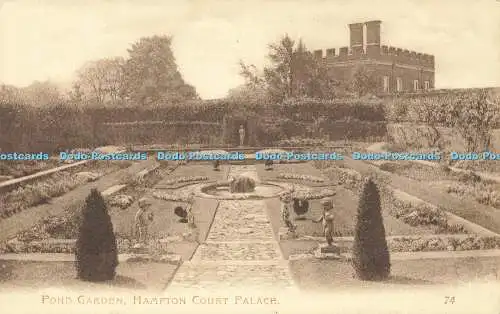 R588577 Pond Garden Hampton Court Palace 74 Morland Serie J S Catford