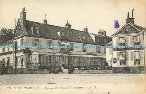 R588582 291 Fontainebleau Hotel de France et dAngleterre N G Levy Fils