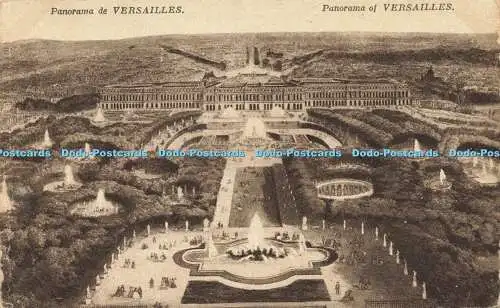 R588583 Panorama de Versailles Panorama von Versailles M Moreau