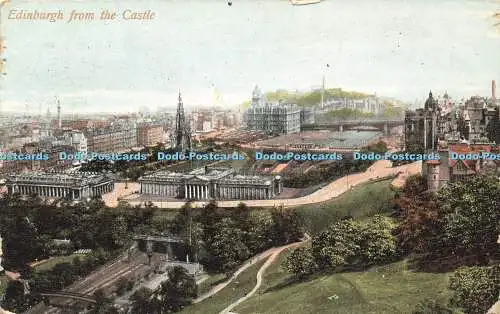 R592318 Edinburgh from Castle M Wane 1906