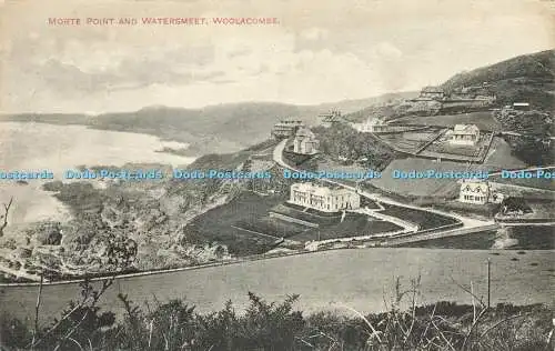 R592319 Morte Point and Watersmeet Woolacombe Autocel Serie T J Bradley