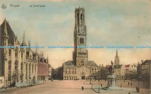 R592326 Nels Brügge La Grand place Bruxelles Serie Brügge No 48