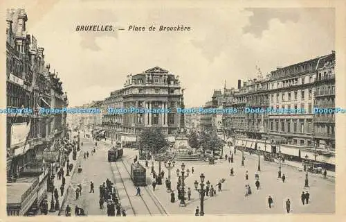 R592330 Bruxelles Place de Brouckere H P Grand Place