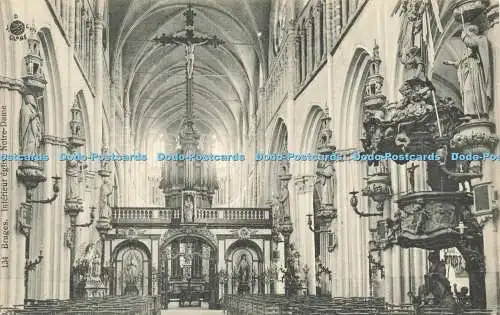 R592333 134 Brügge Interieur eglise Notre Dame J D C Globe Edition Artistique