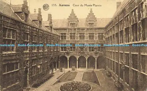 R592335 Albert 133 Anvers Cour du Musee Plantin A Dohmen Bruxelles