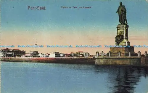 R592343 Port Said Statue de Ferd de Lesseps M M L