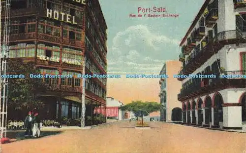 R592344 Port Said Rue de lEsstern Exchange M M L