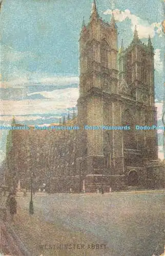 R590500 Westminster Abbey Postkarte 1906