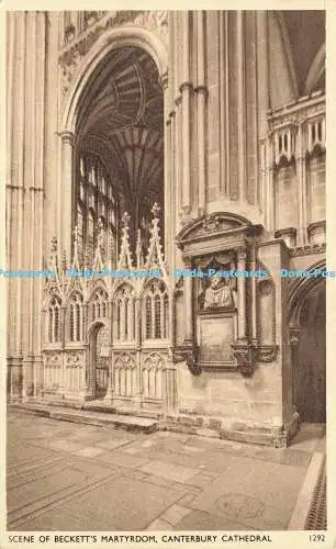 R590516 Canterbury Cathedral Szene des Beckett Martyriums J Salmon