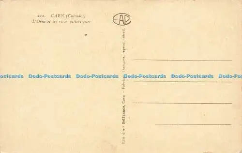 R588646 212 Caen Calvados Orne et ses rives pittoresques BelFrance E A P