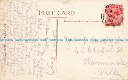 R592388 Approach to Ansteys Cove Torquay L R Wrenn Babbacombe 1919