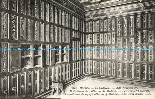 R588669 264 Blois Le Chateau Aile Francois Ier Schlossbibliothek Katharina von mir