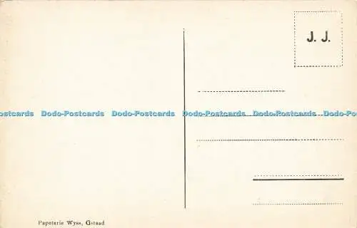 R588691 J J 9163 Vallee de Saanen Windspillen Wildhorn Oldenhorn Papeterie Wyss