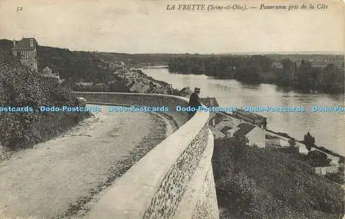 R592421 52 La Frette Seine et Oise Panorama pris de la Cote 1907