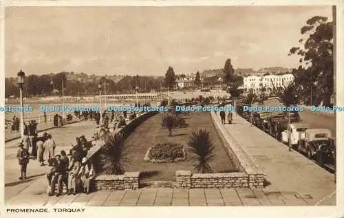 R592426 Promenade Torquay 1952