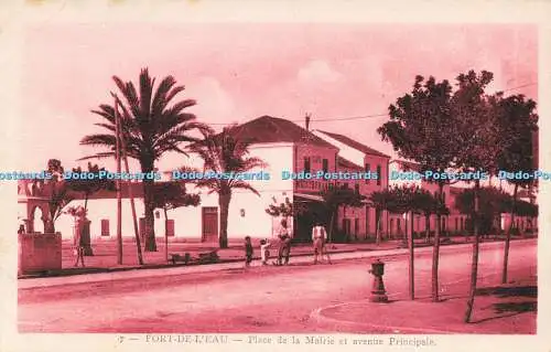 R592437 7 Fort De lEau Place de la Mairie et avenue Principale Phototypie Etabl