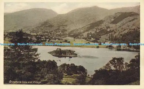 R588719 Grasmere Lake and Village Abraham Nature Colour Series