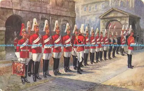 R588720 The Four o clock Parade at Horse Guards 1st Life Guards Harry Payne Mili