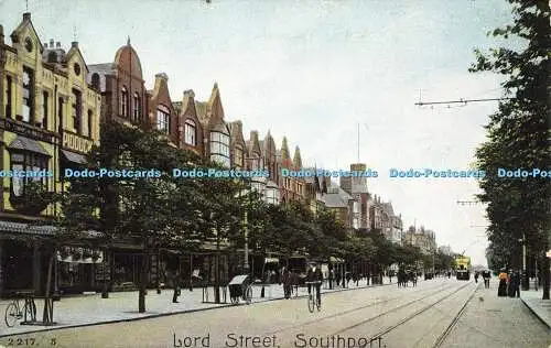 R594619 Southport Lord Street Hartmann 1905