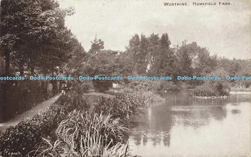 R592446 4414 Worthing Homefield Park Sepiatone Serie Photochrom