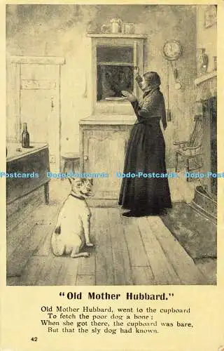 R590594 Old Mother Hubbard H G L Living Picture Series