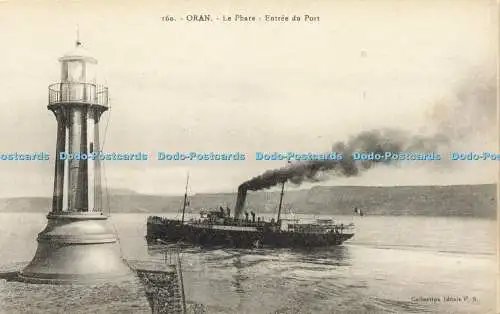 R588740 160 Oran Le Phare Entree du Port Collection Ideale P S