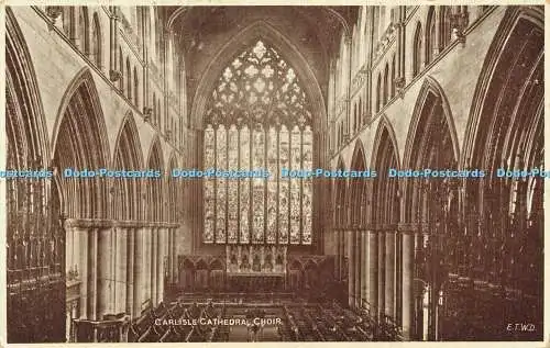 R588742 Carlisle Cathedral Choir E T W D Dennis Phototone Series