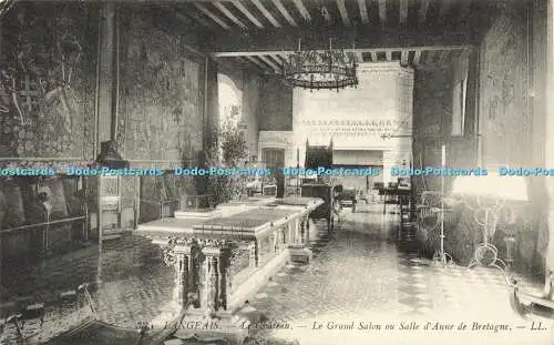 R594637 Langeais Le Chateau Le Grand Salon ou Salle d Anne de Bretagne LL 33