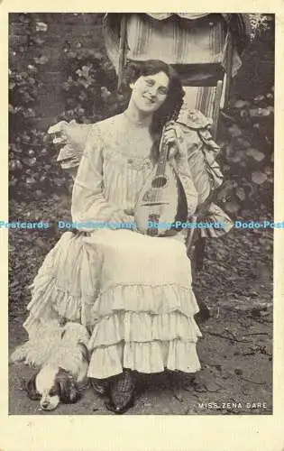 R590629 Miss Zena Dare Millar and Lang National Series Photographic Series 1907