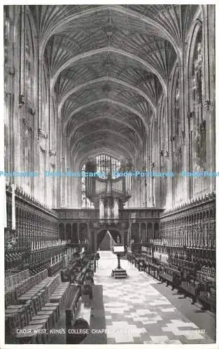 R590632 Cambridge King College Chapel Choir West Valentine Silveresque