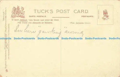 R594666 Edinburgh Holyrood Palace Lord Darnley Room Tuck Silverette Series V Pos