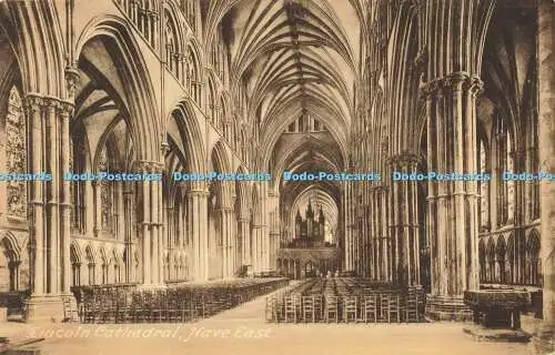 R592495 Lincoln Cathedral Nave East Friths Serie Nr 25636