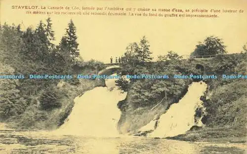 R588784 Stavelot La Cascade de Coo formee par lAmbleve qui y amene sa masse deau