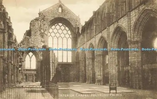 R594676 Holyrood Palace Interior Chapel