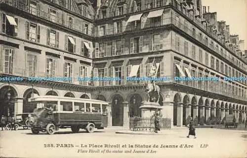 R588793 288 Paris Place Rivoli der Statue und Jeanne dArc LIP J Cormault