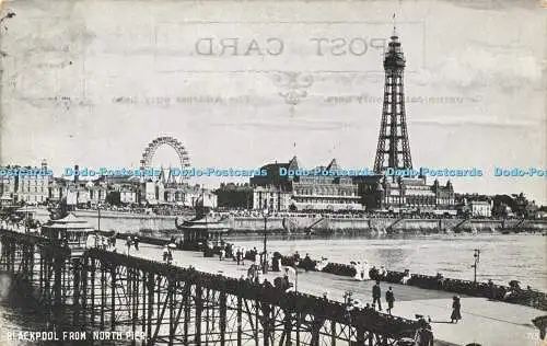 R594684 Blackpool aus North Pier A P Advance Serie 1915