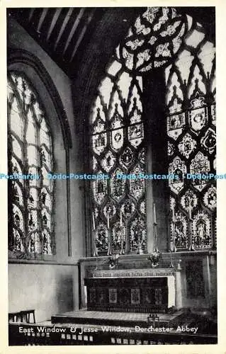 R590672 Dorchester Abbey East Window and Jesse Window St Peter and St Paul T V A