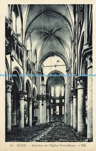 R590678 Dijon Interieur de l Eglise Notre Dame ND C A P