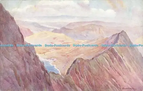 R588851 Edward G Hobley Striding Edge von Helvellyn Ruddocks Ullswater Navigati