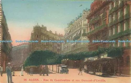 R594749 Alger Rue de Constantine et rue Dumont d Urville