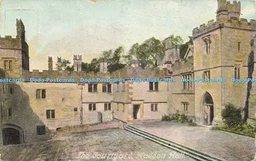 R588874 Courtyard Haddon Hall Derbyshire Artistic Series G Marsden No 137