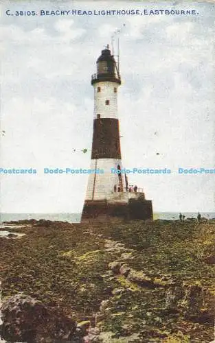 R590737 Eastbourne Beachy Head Leuchtturm Photochrom Celesque Serie 1917