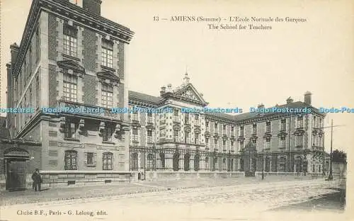 R588895 13 Amiens Somme Schule für Lehrer B F Paris G Lelong Catala