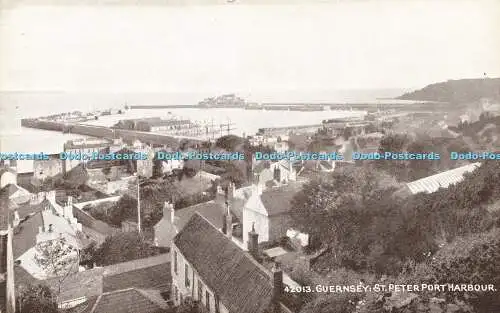 R592619 42013 Guernsey St Peter Port Harbour Sepiatone Series Photochrom