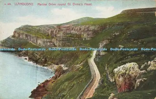 R588917 A 333 Llandudno Marine Drive round Gt Ormes Head Pictorchrom Pictorial S